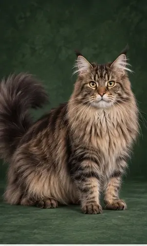 Portrait généré de Maine Coon