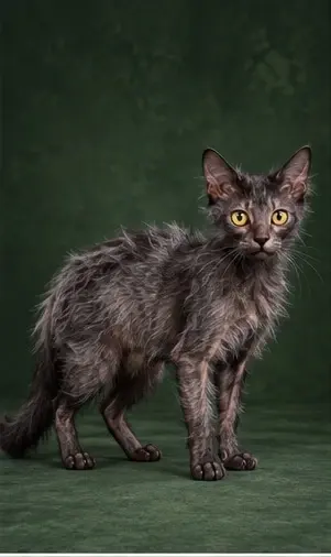 Portrait généré de Lykoi