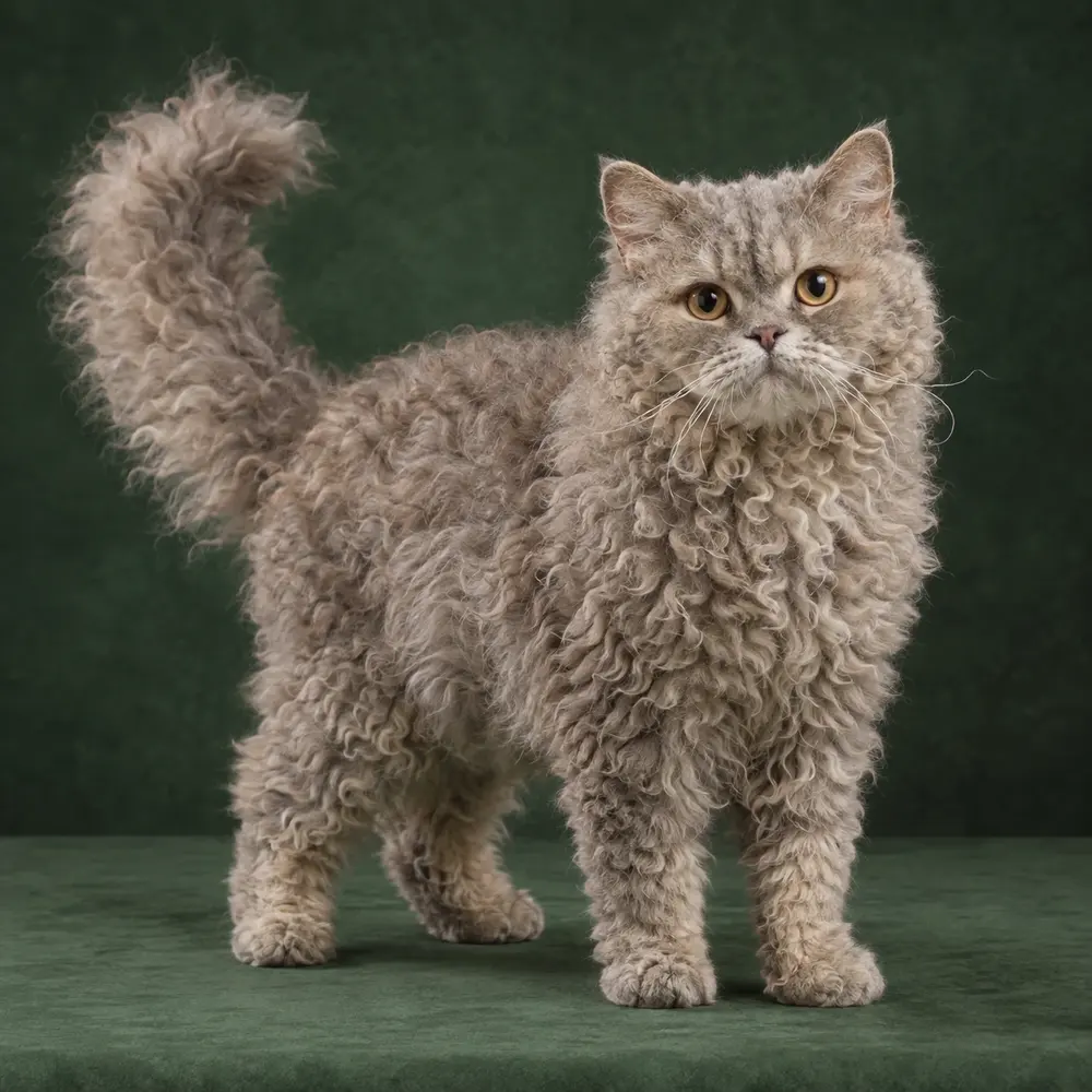Portrait généré de Selkirk Rex