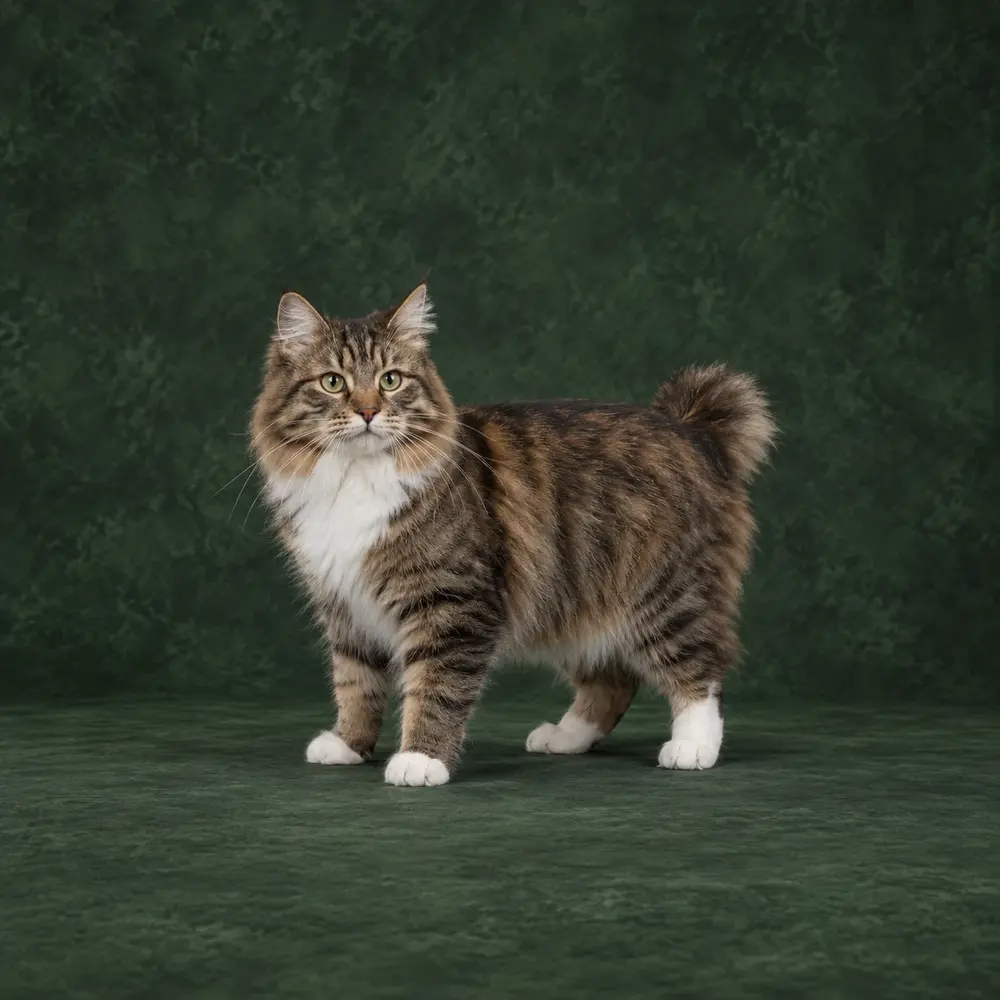 Portrait généré de Kurilian Bobtail Longhair