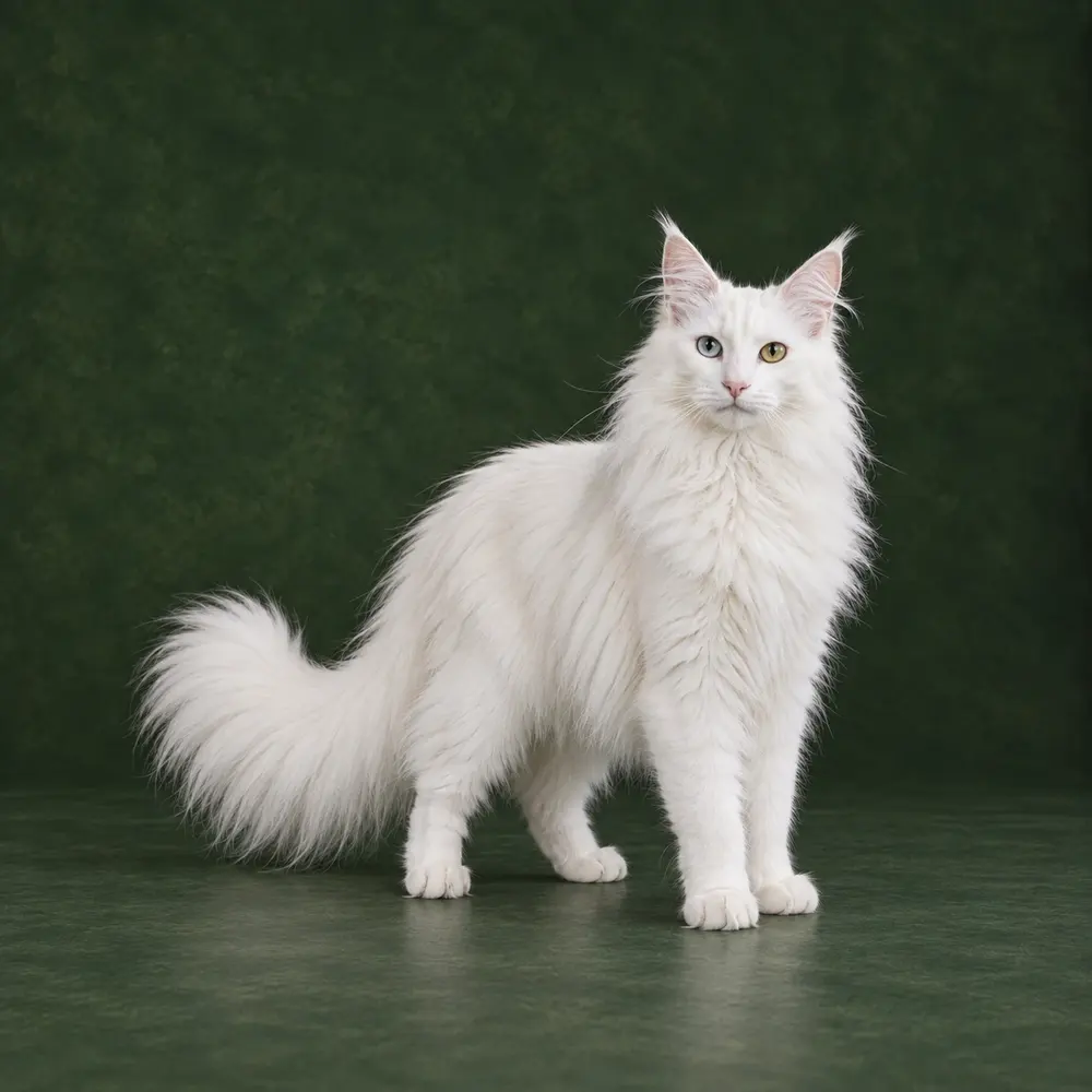Portrait généré de Chat des forêts norvégiennes