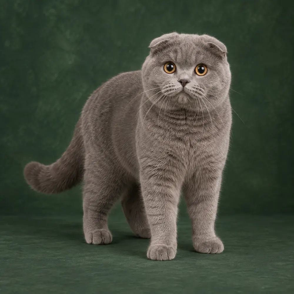 Portrait généré de Scottish Fold