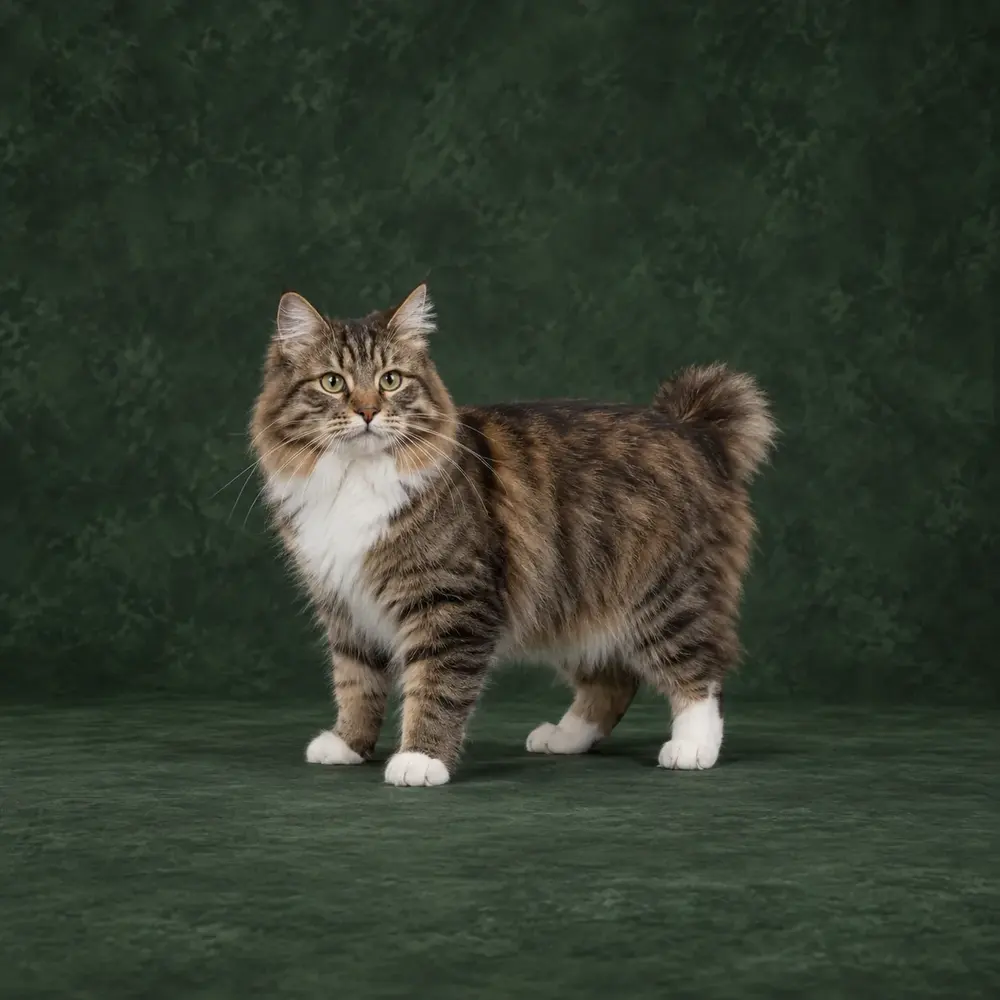 Portrait généré de Kurilian Bobtail Longhair