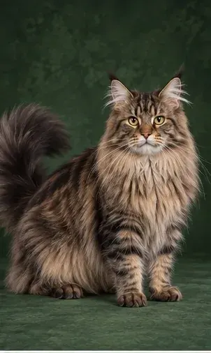 Portrait généré de Maine Coon
