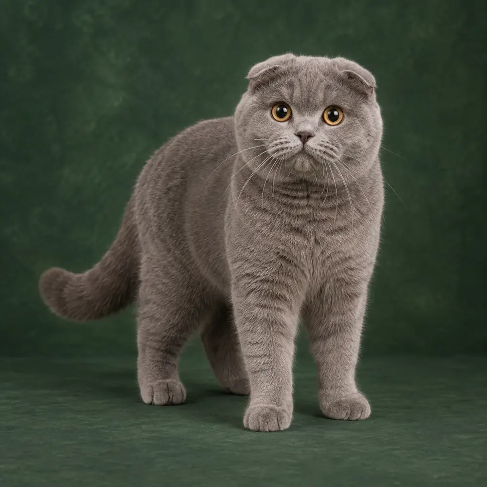 Portrait généré de Scottish Fold