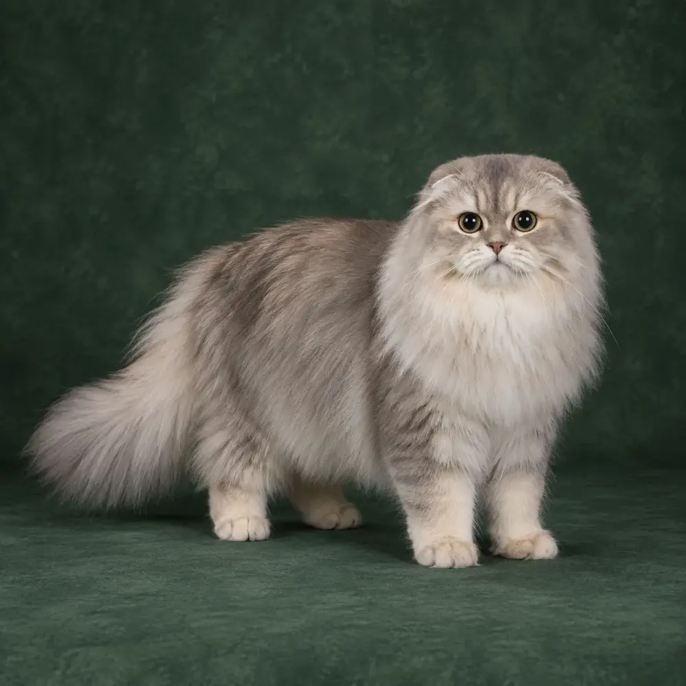 Portrait généré de Scottish Fold Longhair