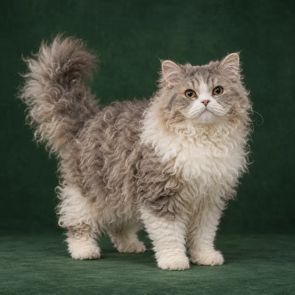 Portrait généré de Selkirk Rex Longhair